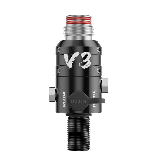 Huben Power Cricket - V3 4500psi Regulator Professional paintball competition Stainless steel Rotatable Bonnet 5/8 - 18UNF - HubenPower