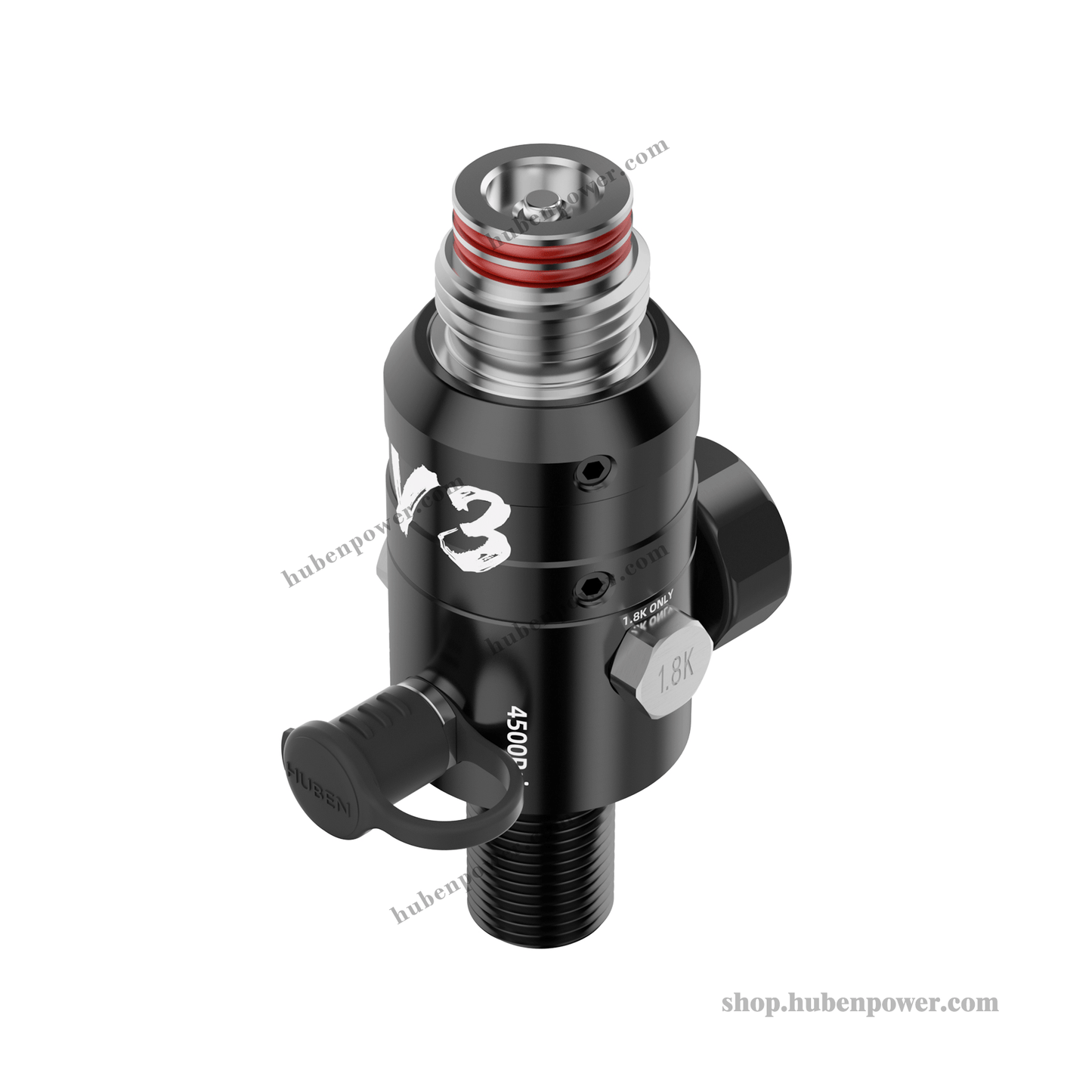 Huben Power Cricket - V3 4500psi Regulator Professional paintball competition Stainless steel Rotatable Bonnet 5/8 - 18UNF - HubenPower