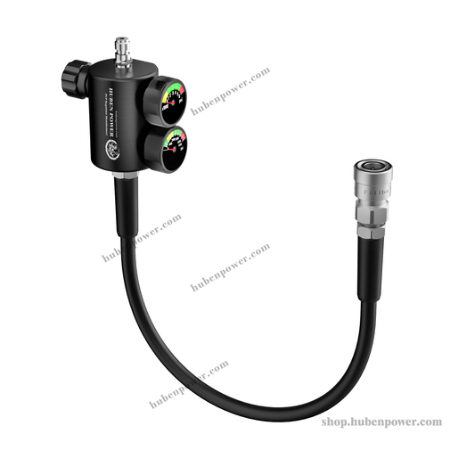 HubenPower Externally Adjustable Inline PCP Regulator with Hose - HubenPower