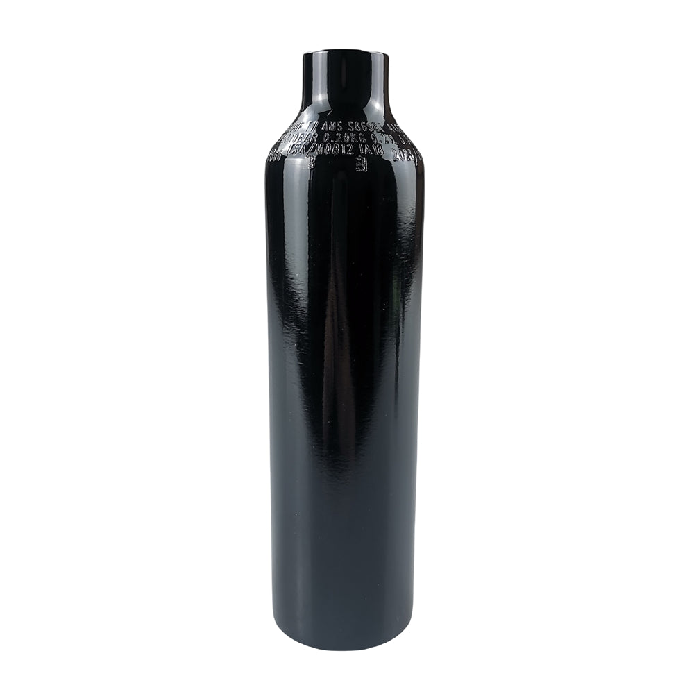 Customizable 300pcs 13CI 3000PSI Paintball HPA Air Tank ALUMINUM COMPRESSED 0.2L AIR TANK - BLACK