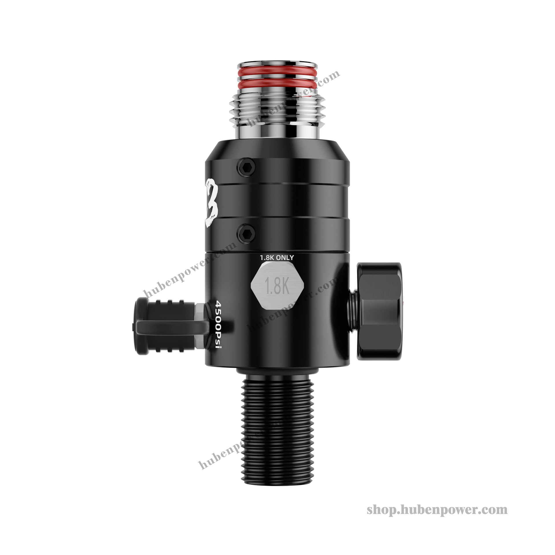 Huben Power Cricket - V3 4500psi Regulator Professional paintball competition Stainless steel Rotatable Bonnet 5/8 - 18UNF - HubenPower